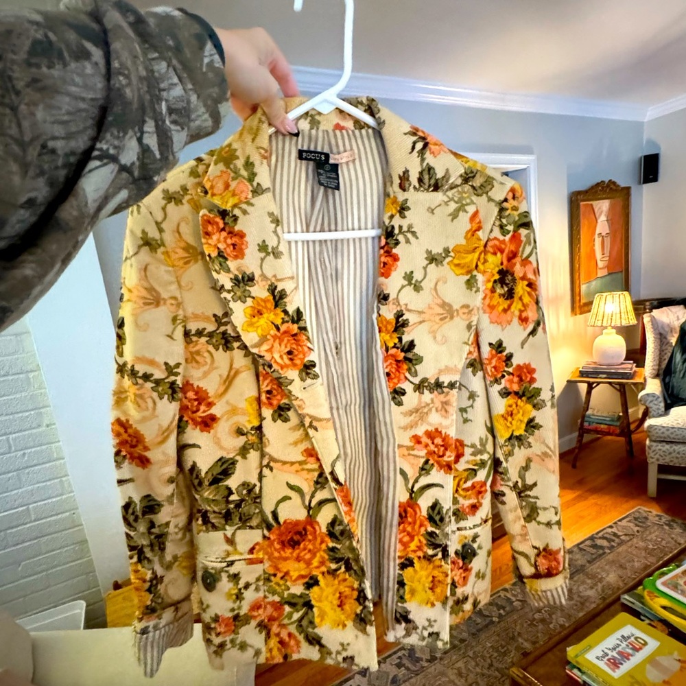 Floral Blazer
